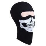 Cumpara ieftin Cagula unisex IdeallStore&reg;, Adventure Skull, bumbac, marime universala, imprimeu schelet, neagra