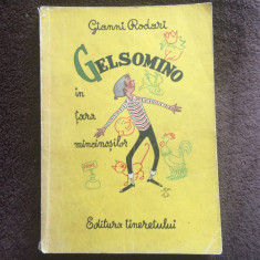 GELSOMINO IN TARA MINCINOSILOR GIANNI RODARI ILUSTRATA ed. tineretului 1967 RSR