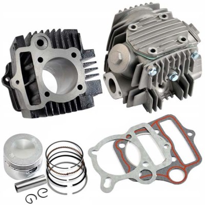 Kit Cilindru ATV 110 110cc + Chiuloasa ATV 110 110cc 4T - Racire Aer foto