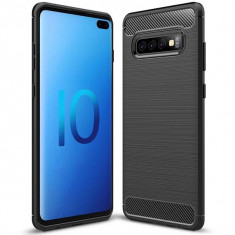 Husa SAMSUNG Galaxy S10 Plus - Carbon (Negru) FORCELL foto