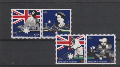 Emisiune comuna Anglia cu Australia. foto