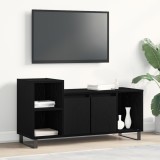 vidaXL Corp TV Negru Stejar 100x35x55 cm Lemn prelucrat