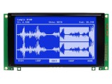 Afișaj LCD Grafic 240x128 STN Negative Albastru NEWHAVEN NHD-240128WG-ATMI-VZ