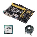 Kit Placa de Baza Asus H81M2, Intel Dual Core i3-4130, Cooler