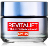 L&rsquo;Or&eacute;al Paris Revitalift Filler cremă de zi anti-&icirc;mbătr&acirc;nire SPF 50 50 ml