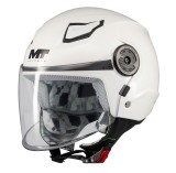 Cumpara ieftin Casca open face MT Lite Kids&nbsp;Pure A0 alb lucios - casca de copii - Alb lucios, M kids (51/52cm)