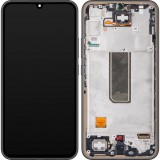 Display cu Touchscreen Samsung Galaxy A34 A346, cu Rama, Negru (Graphite), Service Pack GH82-31200A