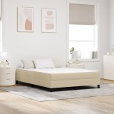 vidaXL Saltea arcuri gri/verde deschis medie 140x200x20cm textil