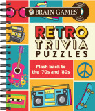 Brain Games Retro Trivia Puzzles: Flash Back to the &#039;70&#039;s and &#039;80&#039;s
