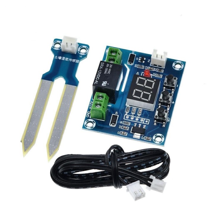 Senzor umiditate sol 12V XH-M214 releu \ Humidity irrigation Arduino (s.3370A)