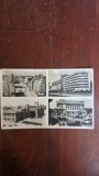 Carte Postala - Bucuresti. Gara de Nord, Cercul Militar, Cinema Scala, Bulevardul Bratianu