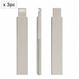 Set 3 lame cheie auto 54# HU83 pentru Peugeot si Citroen