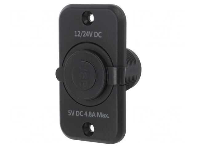 &Icirc;ncărcător Auto USB Dual 5V 2.4A