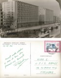*Romania, Bucuresti, Bulevardul Magheru, carte posta ilustrata circulata intern, 1965