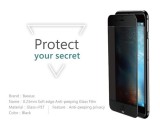 Cumpara ieftin Folie de sticla privancy 5D pentru Apple iPhone 8, Privacy Glass GloMax, folie securizata duritate 9H anti amprente