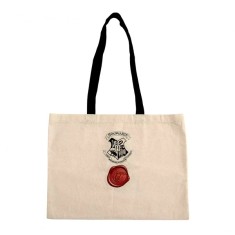 Geanta tote bag, Harry Potter Scrisoare admitere Hogwarts, IdeallStore&reg;, Bumbac