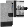 Husa pentru Blackview A9 Pro, Textil, Gri, 42340.01, Kwmobile