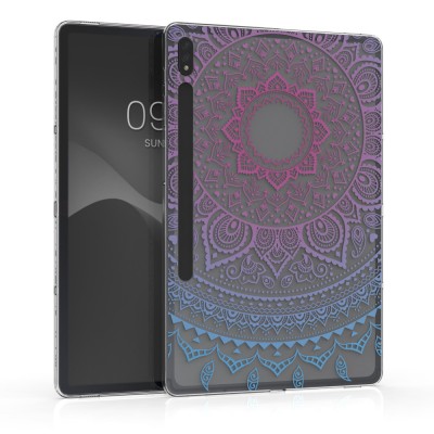 Husa pentru tableta Samsung Galaxy Tab S7 Plus, Kwmobile, Multicolor, Silicon, 52922.03 foto