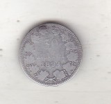 bnk mnd Romania 50 bani 1894 - argint
