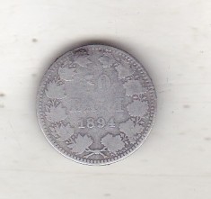 bnk mnd Romania 50 bani 1894 - argint foto