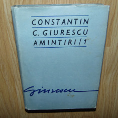 CONSTANTIN C.GIURESCU -AMINTIRI /1 ANUL 1976