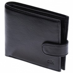 Portofel barbati din piele naturala, Model Negru 131-3N