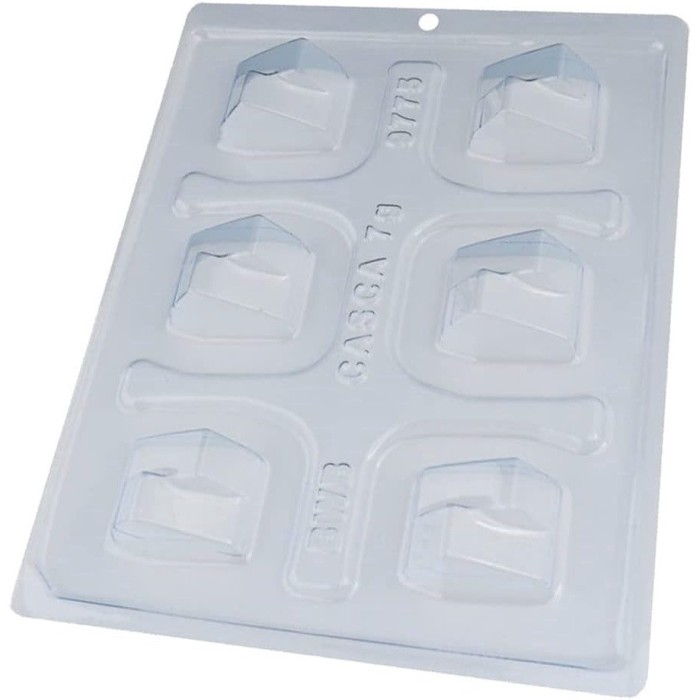 Forma pentru ciocolata BWB 9775, 18.5 x 24 cm, plastic, silicon, transparent