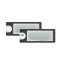Set 2 buc lampa numar VOLVO S60, 11.2000-2010; S80 (TS/XT), 05.1998-2003;V70 (P80), 04.2000-2007; XC70 (SW), 03.2000-2007;XC90 (C_/P28), 10.2002-2006