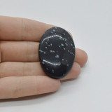 Cabochon obsidian fulg de nea 42x28x8mm c40