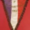 Fanion (vechi 1965-protocol-brodat) Concurs Gimnastica FRANTA-ROMANIA