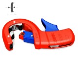 Mașină de tăiat țevi din plastic KNIPEX 202mm &Oslash;32, &Oslash;40, &Oslash;50 cod 90 23 02 BK