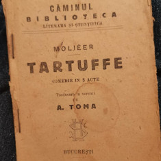 1918 Moliere Tartuffe comedie in 5 acte, tradus in versuri A.Toma, Steinberg