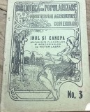 M. MF - Interbelica- Inul si canepa - Nr. 3 - Agricultura