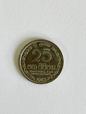 Moneda 25 CENTI - cents - cent - 1982 - Sri Lanka - KM 141.2 (378) foto