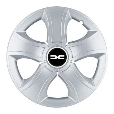 Set 4 Capace Roti 15 inchi (R15) Bis Gri Compatibile Cu Dacia Nou foto