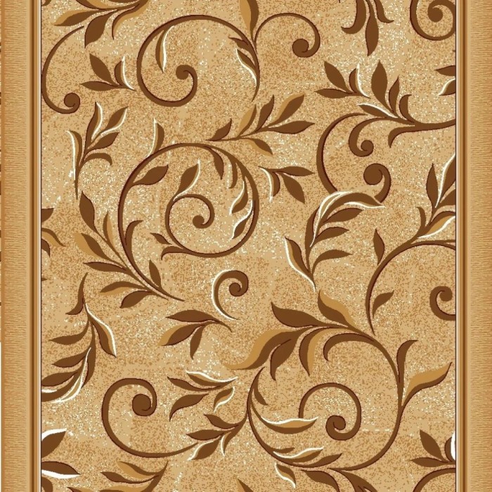 Traversa Model Print 1161 Latime 100 cm Diverse Lungimi Bej Maro