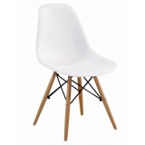 Scaun modern pentru bucatarie, living sau sufragerie, model PC-015, culoare alb