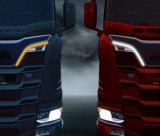 Benzi LED Laterale Ledson Scania 24V, 60cm, IP67, Xenon Alb/Portocaliu, Autoadezive, Camion/Vehicul