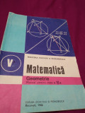 MANUAL DE MATEMATICA-GEOMETRIE -ION CUCULESCU CLSA VI 1986, Clasa 6