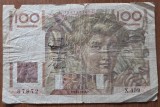 100 francs 1952, Franța