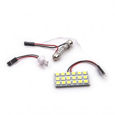 Plafoniera Auto SMD ( 4x2.3cm - 18 leduri ) - 12V foto