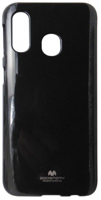 Husa silicon TPU Mercury Jelly Pearl neagra pentru Samsung Galaxy A40 (SM-A405F) foto