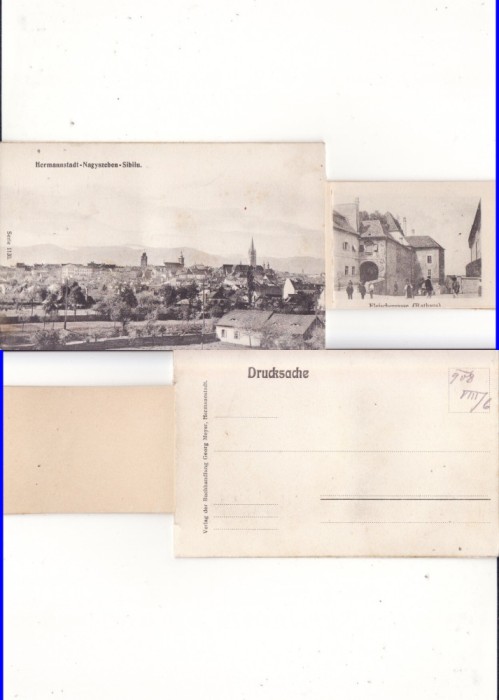 Sibiu -carnet, leporello-clasica