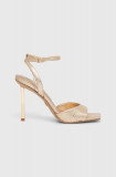 Aldo sandale de piele Lettie culoarea auriu, 13743850.Lettie