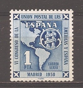 Spania 1951 - Congresul Poștal Americano-Spaniol, MNH foto