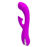 Pretty Love Roy - Vibrator Iepure cu Funcție Aspirare Clitoris, 20.5x3.5 cm, Orion