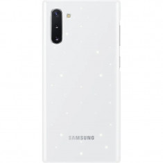 Husa Cover Led Samsung pentru Samsung Galaxy Note 10 Alb