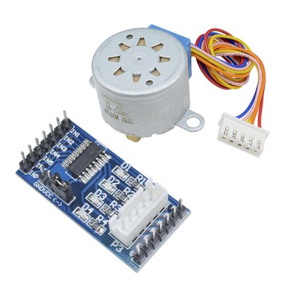 Modul driver ULN2003 cu motor pas cu pas reductor 28BYJ-48, 12V foto