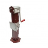 Picior de sprijin remorca reglabil cu manivela 57cm, fixare laterala, sarcina maxima 8000Kg