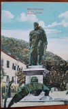 Carte postala, Baile Herculane, Statuia lui Hercule, 1927